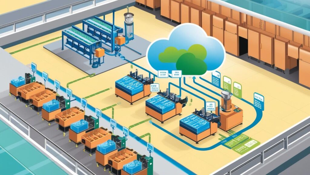 Manufacturing inventory with the cloud